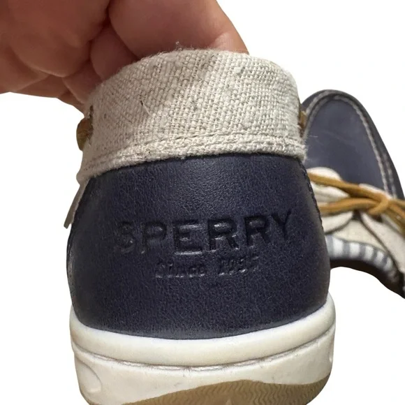 SPERRY Koifish Casual Boat Shoes in Navy/Tan Size 7.5 — Perfect for Summer!!! - Picture 8 of 9